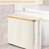 Bathroom Organizer Basket Capacity Toilet Paper Storage Basket With Lid Breathable Design Easy To For Dispenser For Bathroom