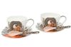 Cup Set, Exclusive, In Box 250ml Alfons Mucha-Topaz, As a Gift