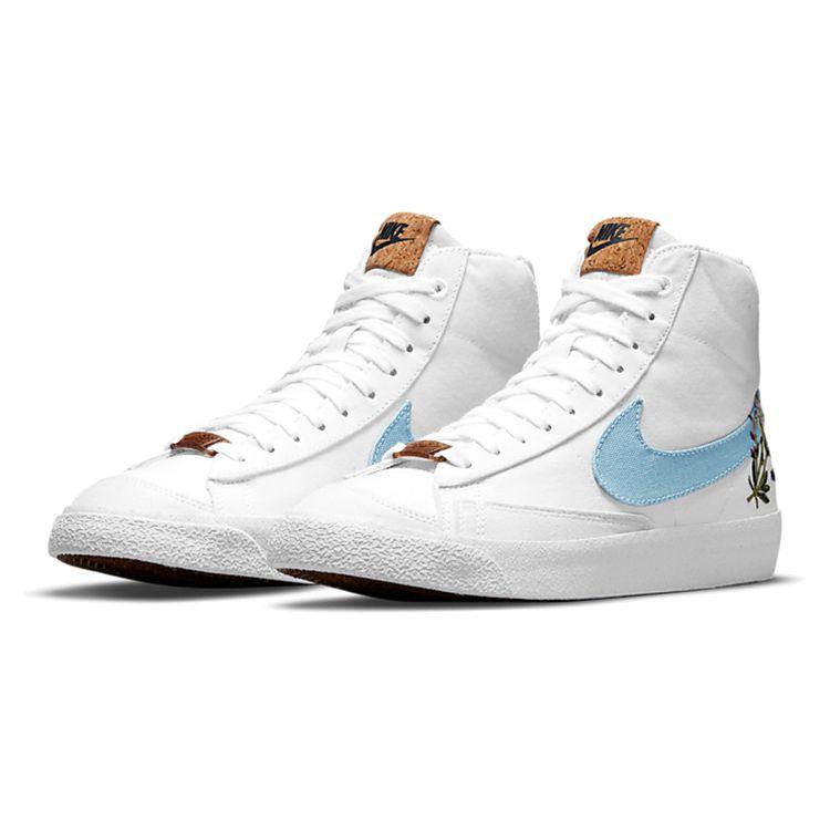 Nike Детские кроссовки Blazer Mid 77 SE GS Indigo White Obsidian DC8246-100