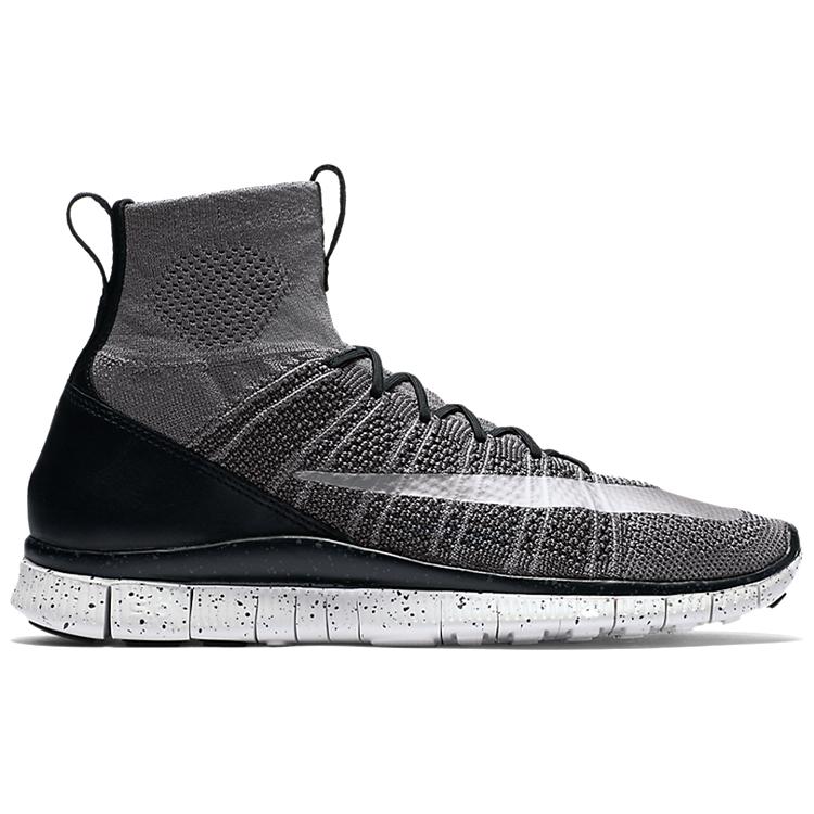 Nike Бесплатные Flyknit Mercurial Темно-серый 805554-004
