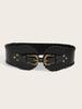 Modern Designer Metal Waist Belt For Women With Double Antique Copper Buckle For Fashion