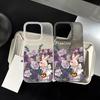 Чехлы для мобильных телефонов iPhone 11 13 15 Pro Max 12 14 Pro Max Чехол для iPhone 16 15 Plus 13 Pro 12 Mini 13 Mini Матовая текстура Нарисованные мультяшные цветы