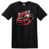 Футболка с графикой автомобиля Supra для энтузиастов JDM Racing Стильная одежда с авто-артом