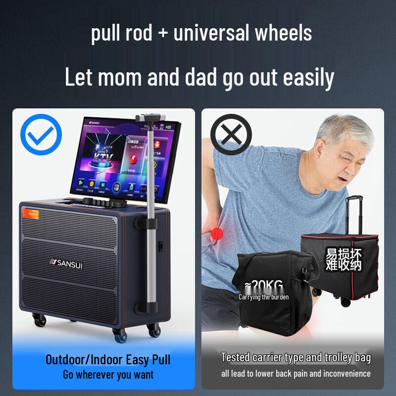 Sansui Singer Q109P Portable KTV Speaker