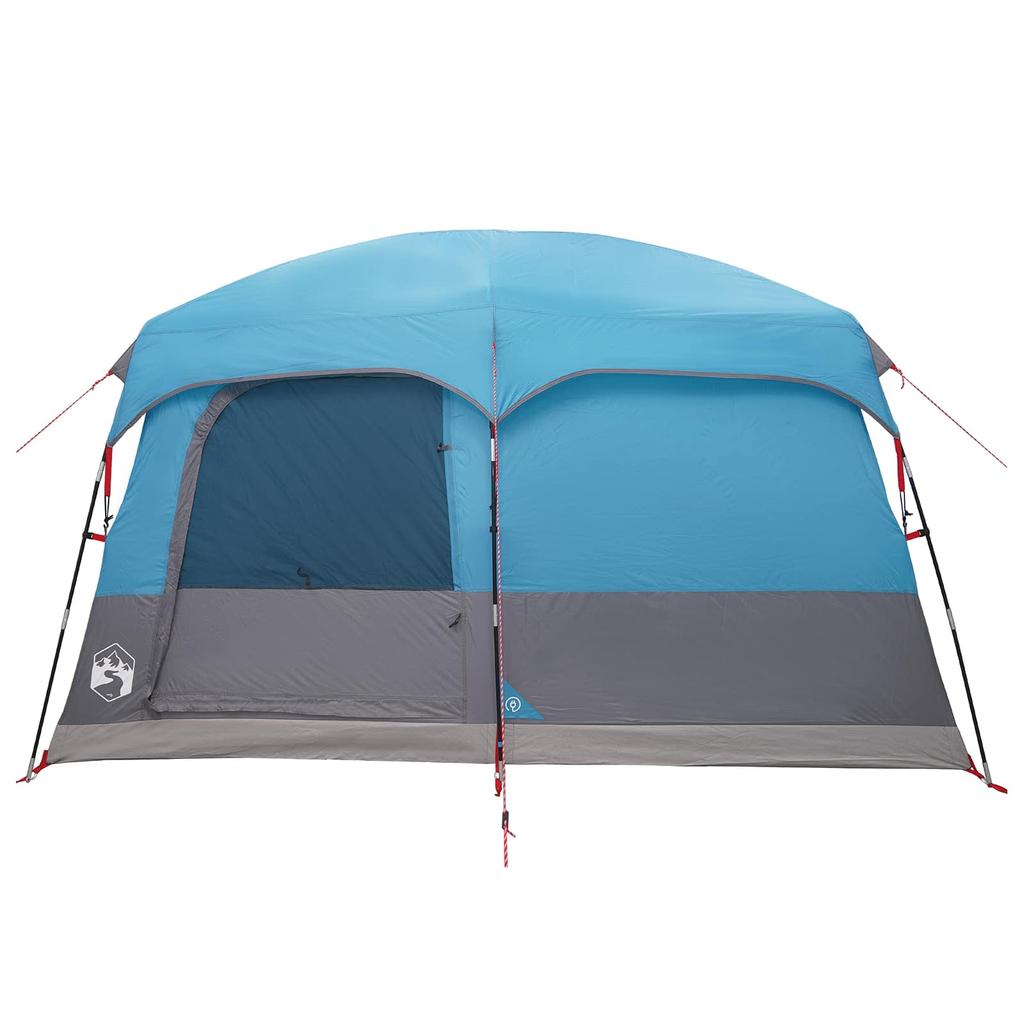 Family Tent with Roof Blue 380 x 260 x 190 cm Polyester