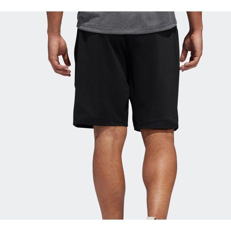 Adidas Спортивные трикотажные шорты с логотипом, мужские брюки, черные DU1592