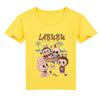 Kids 2D Tee Labubu T-shirt Children Short-sleeved