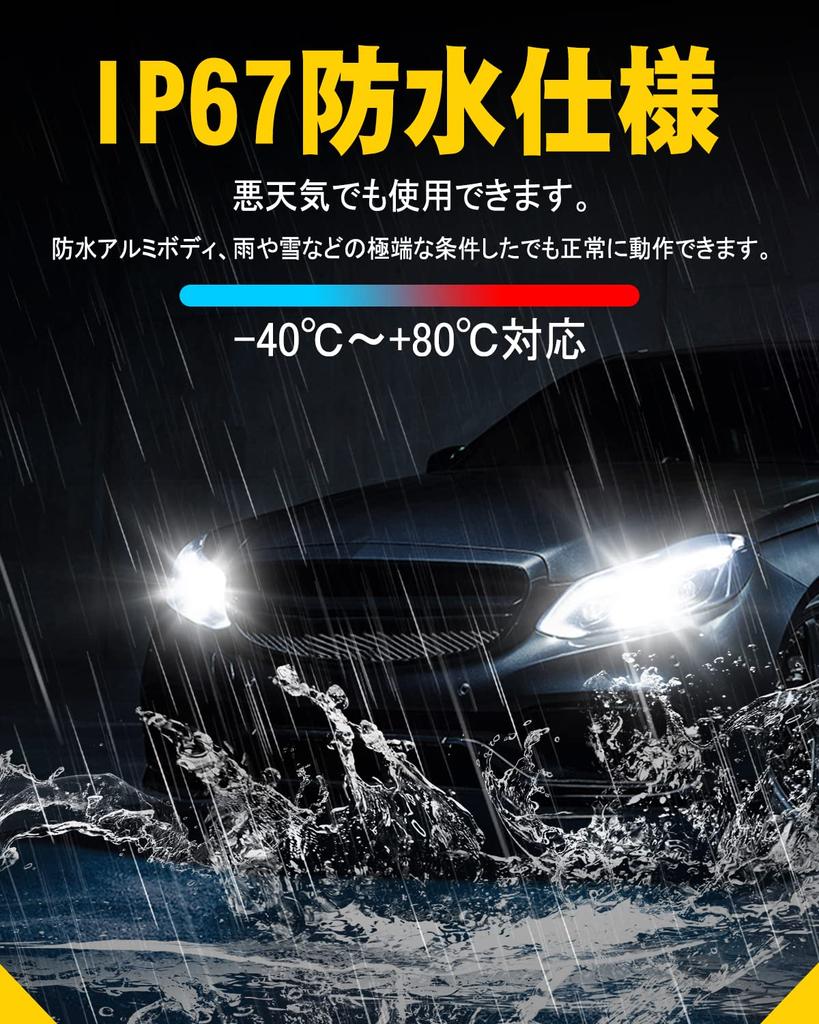AUXITO H4 Hi/Lo LED Headlight for Cars, Compatible with New Standard Vehicle Inspection, High