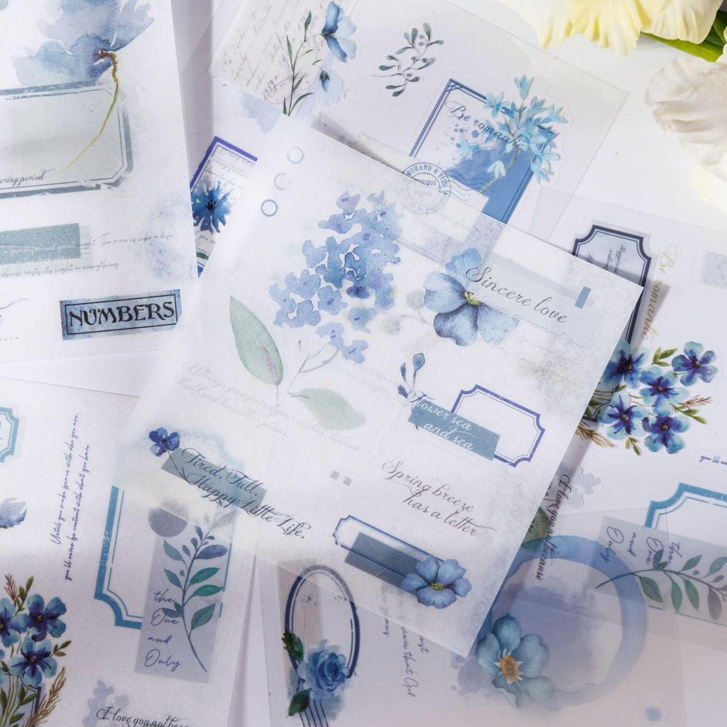 40 шт./компл. четырехсезонный тематический двойной материал, вырезанный цветочный бордюр, наклейка, книга, сделай сам, мусорный журнал, принадлежности для скрапбукинга, принадлежности для ведения журналов