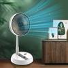 7200mAh Remote Control Retractable Folding Vertical Fan USB Outdoor Camping Convenient Fan 180 °+90 ° Shaking 8-inch Desktop Fan