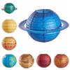 Foldable Starry Paper Lanterns Galaxy Space Theme Solar System Planet Lantern  Party