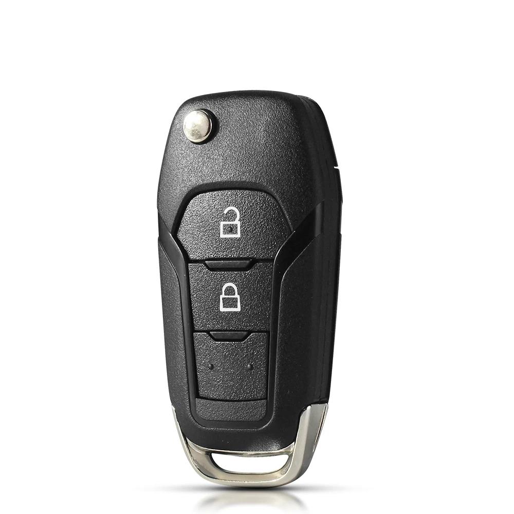 Чехол-оболочка для автомобильного ключа для Ford F150 F250 F350 Explorer Ranger Ka Fiesta Mondeo Focus Everest Edge Kuga Escort Лезвие Hu101