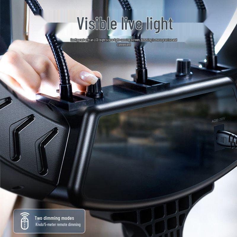 22-дюймовая подставка для мобильного телефона с заполняющим светом для прямых трансляций и фотографии