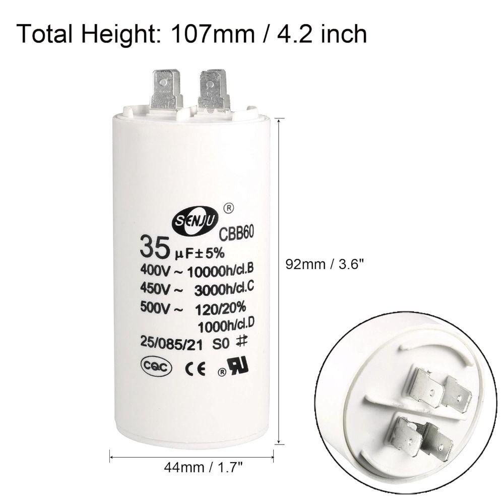 50/60Hz Cylinder CBB60 Capacitor CBB60 Run Capacitor  for Air Compressor Water Pump Motor