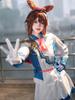 Uma Musume Косплей Токай Тейо Косплей Верх Радостного Косплея Костюм для Косплея Uma Musume Костюм Событие Костюм на Хэллоуин Школьный Фестиваль [NOKIJP]