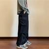 Streetwear Spring Summer Cargo Pants Men Harajuku Casual Men's Pants Elastic Waist Wide Leg Joggers