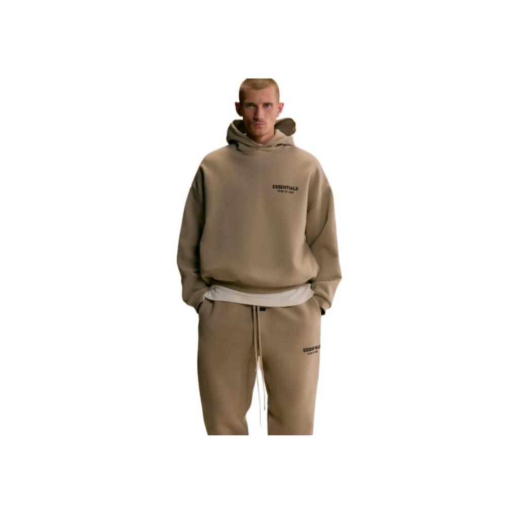 Fear of God Мужская флисовая толстовка с капюшоном Essentials II Desert Sand, цвет загар 192HO246257F