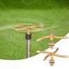 Copper 3/4" Rotating Sprinkler Head: Automatic Lawn & Garden Cooling Sprinkler with 4 Nozzle Options