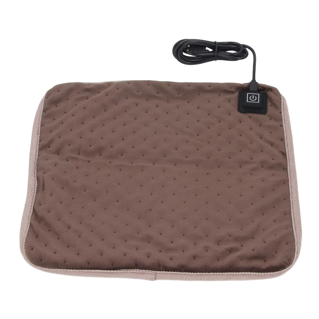 Heated Blanket Electric Throw USB 5W Soft Synthetic Fiber 3 Gear Electric Heating Blanket with 5ft Cable for Keeping