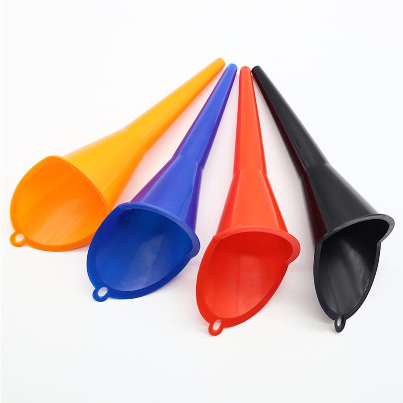 3pcs Motorcycle Long Stem Funnel Gasoline Oil Fuel Filling Tools Anti-splash Plastic Funnel Car Refueling Tools Auto Accessories