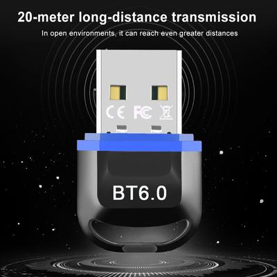 BT6.0 Маленький Приемник-Передатчик USB2.0/3.0 Беспроводной USB-Донгл для ПК Многоцелевой USB-Передатчик без Драйверов для Клавиатуры/Мыши