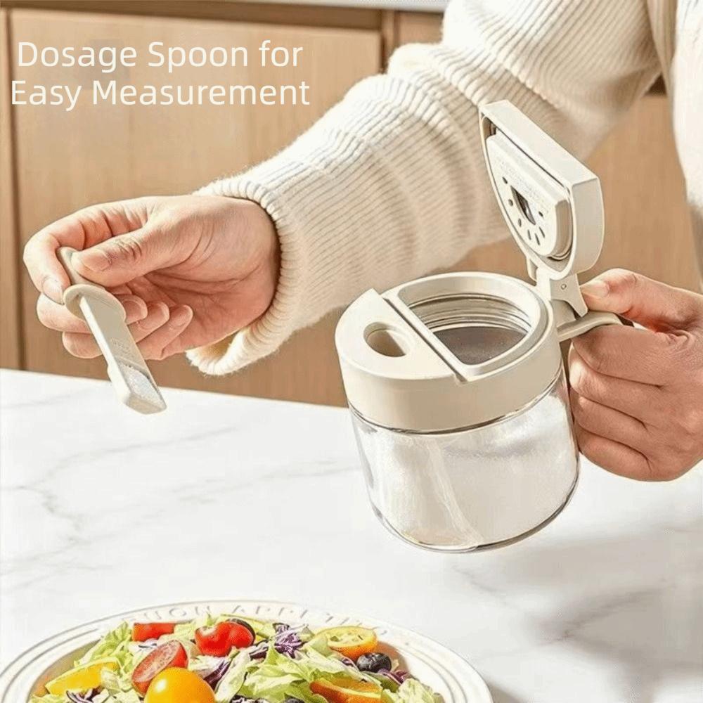 Moisture-proof Airtight Condiment Organizer Sealing Salt Storage Box Pantry Cabinet