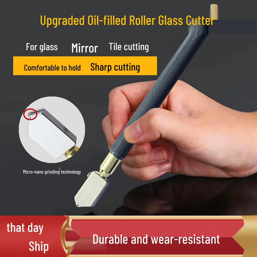Многофункциональный роликовый стеклорез для толстого стекла и плитки