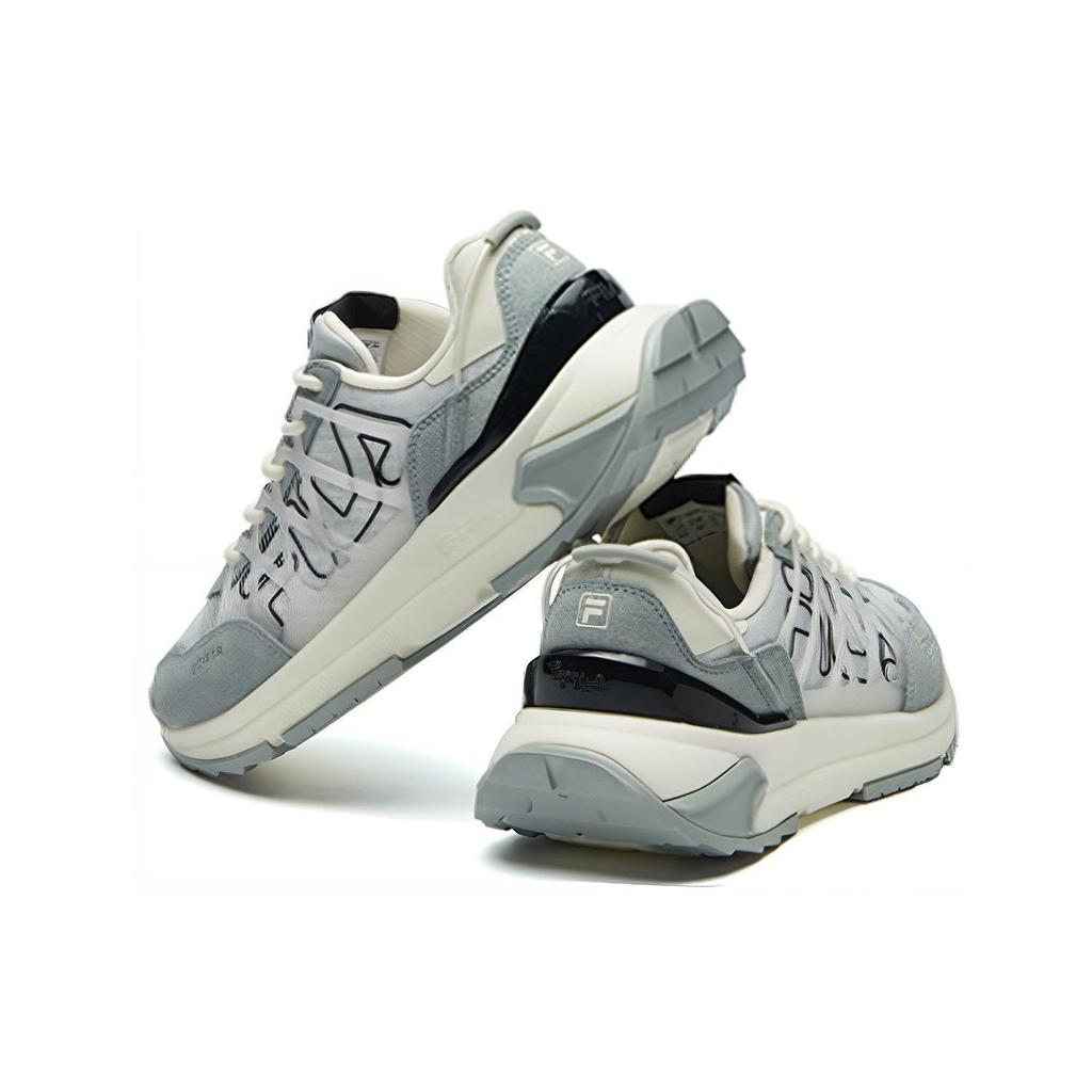 Fila Heritage-FHT Повседневные ретро кроссовки с сеткой и низким верхом Мужские кроссовки Серебристо-серый F12M134145FSG