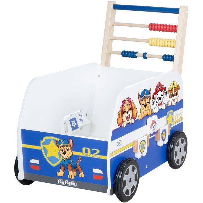 Chariot de marche multifonction - ROBA - Pat'Patrouille - Avec centre d'activités en forme de bus - Bleu