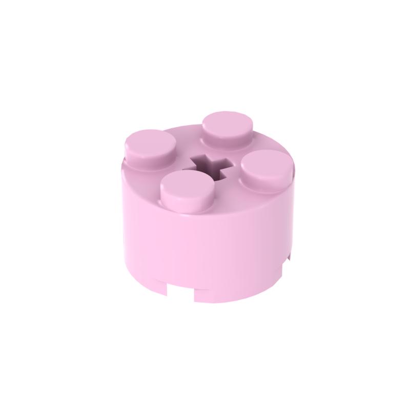 [Funbrick] Кирпич Круглый 2x2 с отверстием для оси 3941 Строительные блоки Игрушки Дети Сувенир Ролевая игра Декор Мальчик Девочка Город MOC