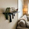 Plastic Melting Wall Shelf 3D Printed Wall Storage Rack Drip Floating Shelf  Potted Display