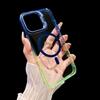 Прозрачный чехол-подставка с магнитом для iPhone 17 Pro Max, с градиентным дизайном, защитой камеры и ударопрочной конструкцией.