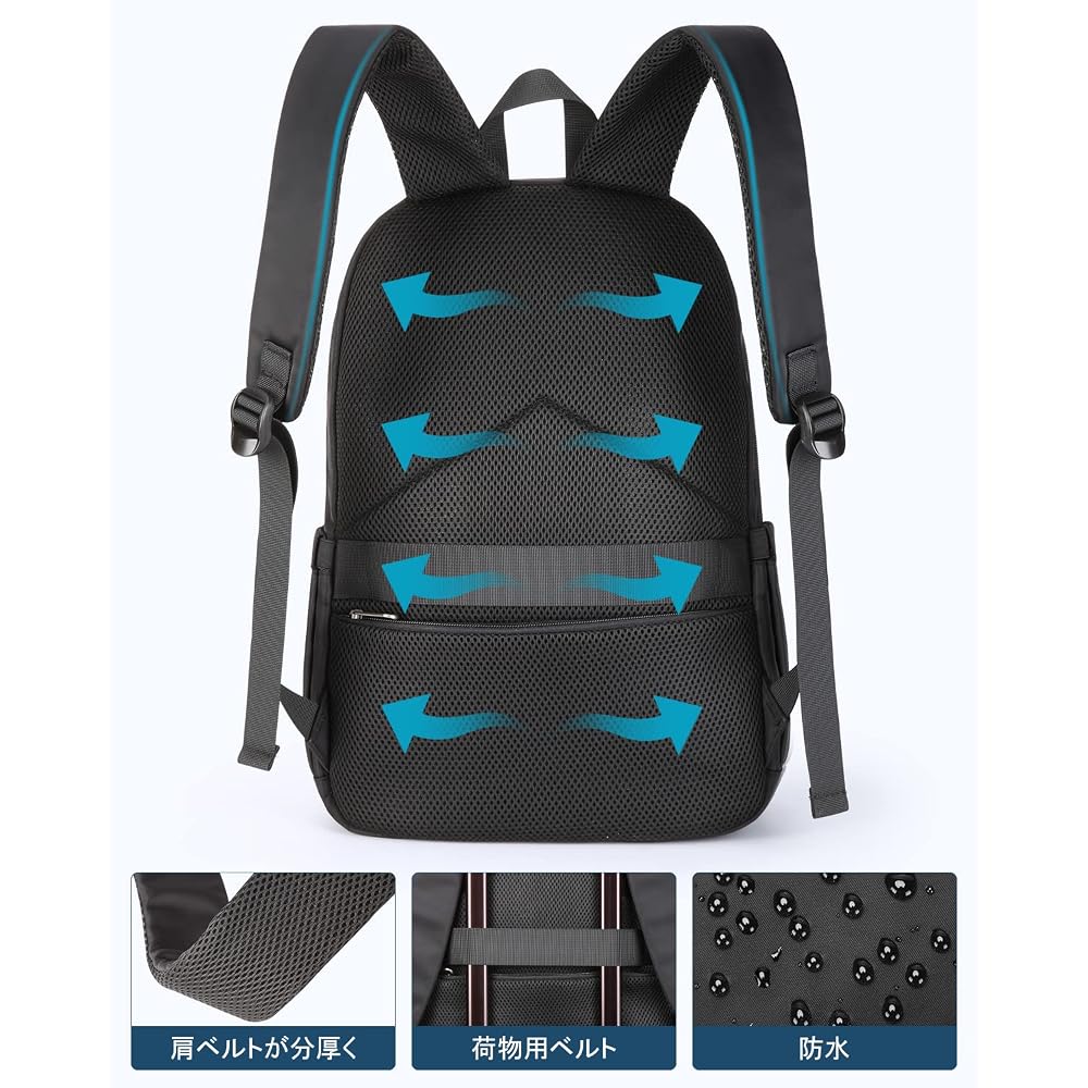 HOMIEE Backpack for Women - Lightweight (450g) - School Bag, Commuting Bag, Adult, A4 Size, High