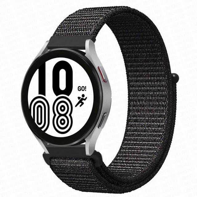 Band For Samsung Galaxy Watch 4 3 Classic 5 Pro Active 2/Gear S3 Nylon Loop Correa Bracelet Huawei Watch GT 2 3 Strap 22mm 20mm