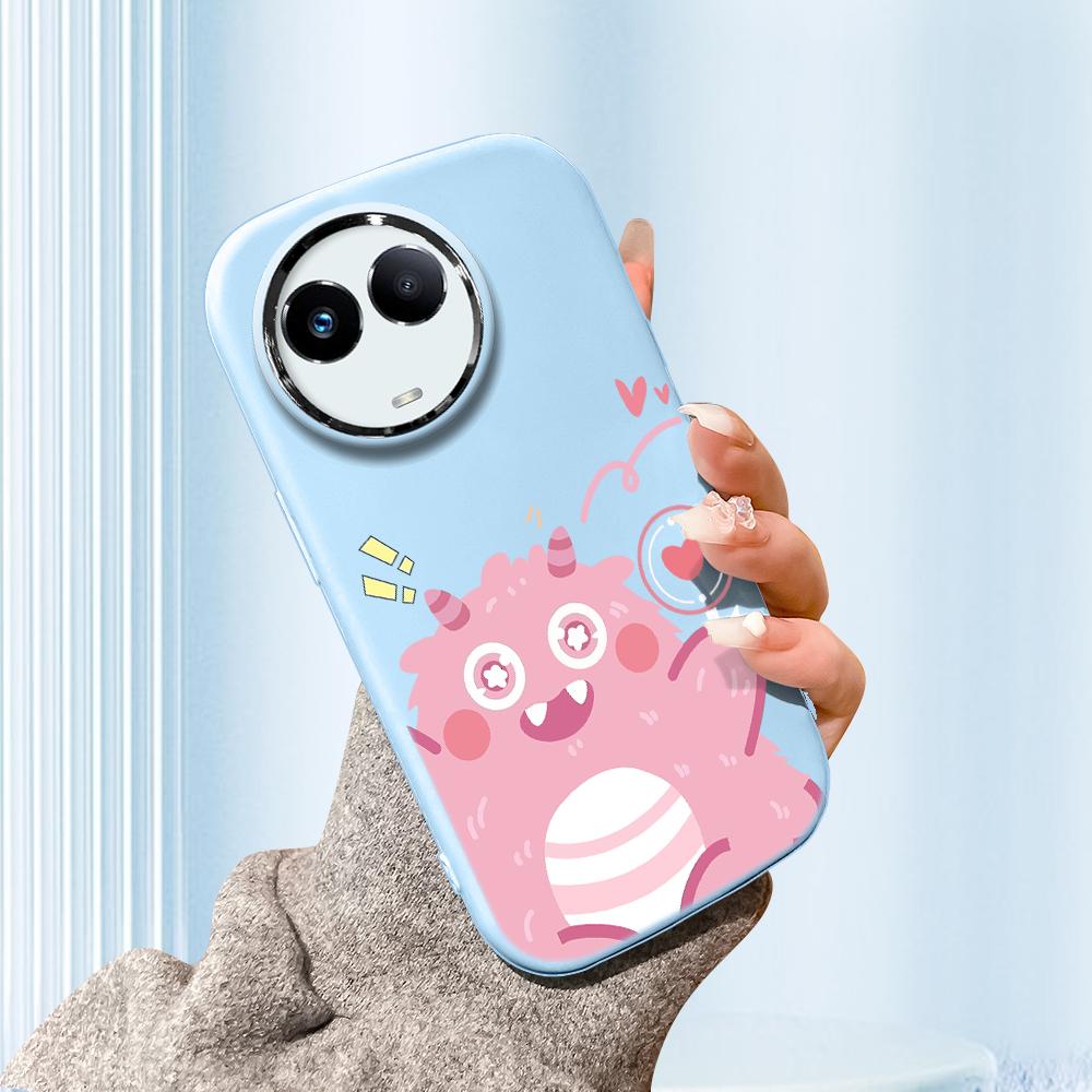 Сплошной цвет с серебряным краем линзы, жирный корпус, мягкий ТПУ, жидкий силиконовый чехол, противоударный чехол для телефона для OPPO Reno Realme OnePlus