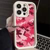 LZ6 камуфляжный силиконовый чехол для iPhone 11 13 14 15 16 Pro Max 7 8 16 Plus 12 mini XS Max XR противоударный чехол на заднюю панель
