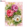Huacan Алмазная вышивка цветок алмазная живопись вышивка крестом Настенный декор полный квадратный горный хрусталь DIY Алмазная мозаика