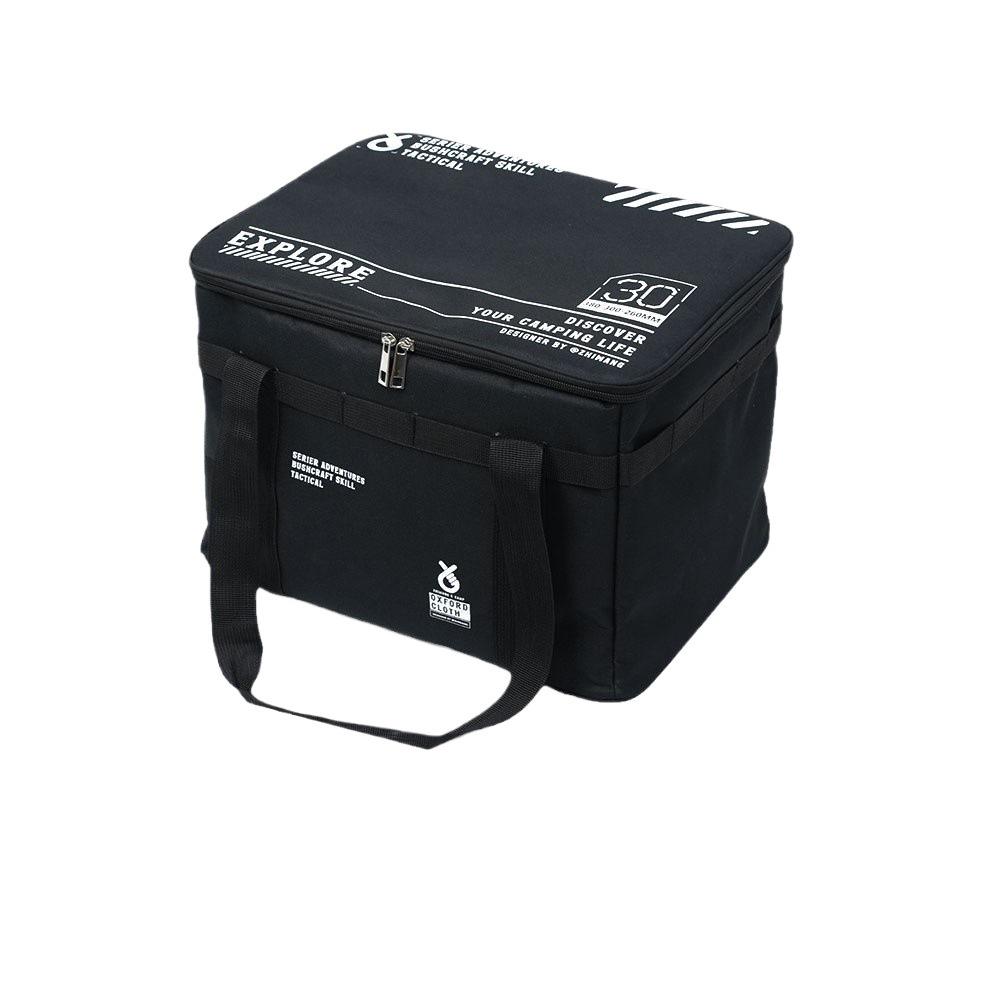 Сумка для хранения на открытом воздухе 30 л для посуды и газовых баллонов - Противоударная сумка для кемпинга и пикника