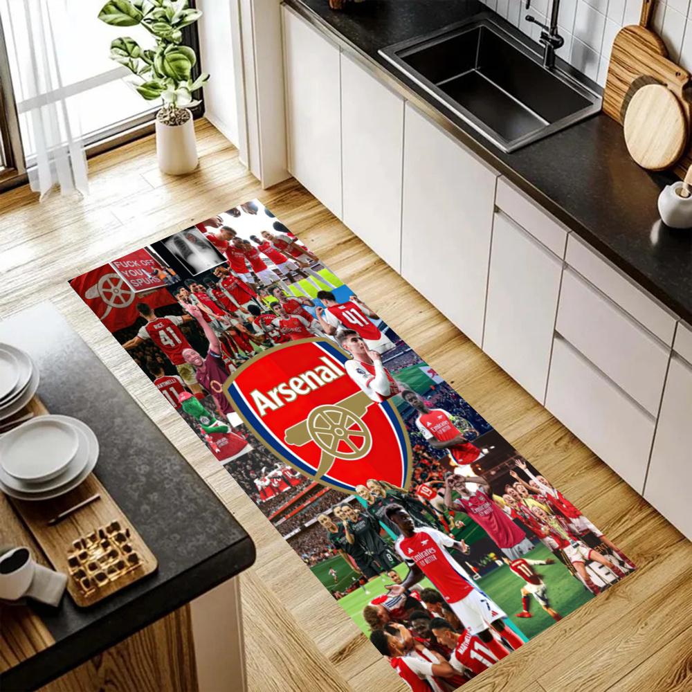Arsenal Kitchen Carpet Nonslip Floor Mat Ideal For Indoor And Outdoor Entryway Door Mat Laundry Room Bathroom Foot Mat