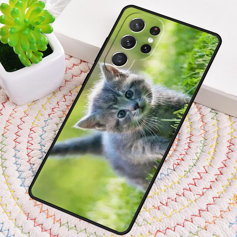 Домашние Животные Милые Силиконовый Чехол Для Телефона Для Samsung Galaxy note 10 pro S26 S25 S24 S23 S22 S21 Plus S25Ultra Capa Чехол
