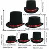 Carnival Dress Up Magician Hat Masquerade Role Play Gentleman's Hat Funny Decoration Party Hat Stage Performances
