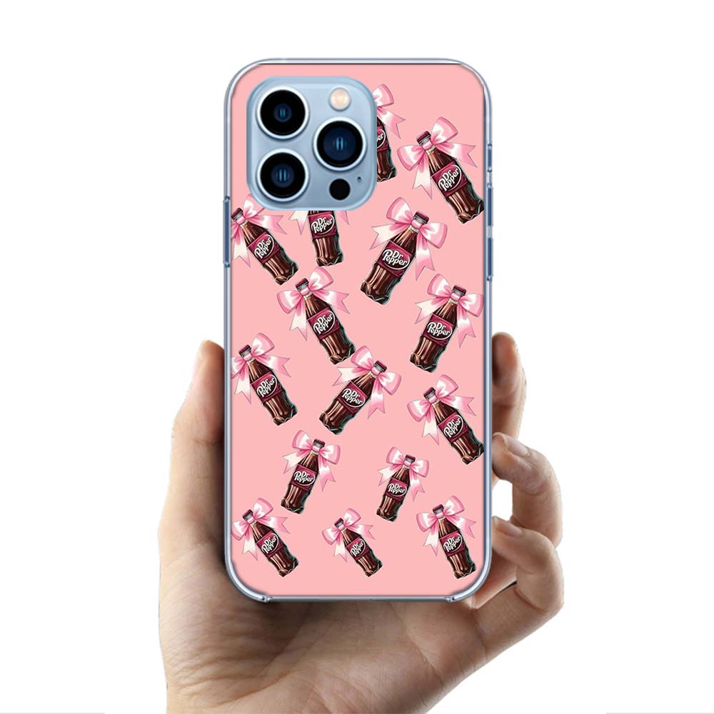 Cherry D-Dr-P-Pepper Drink Cases Phone Case For Iphone 17E 16E 17 Air 16 Pro Max 15 Pro 14 Plus 11 13 12 Mini Cover Cases Compat