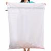 Kimmama Laundry Net Mesh Washing Bag, Extra Large Washing Bag for Washing Machines, Quilts, and Curtains, 90x110cm