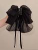 1/2pcs Solid and multi- kudzu root gauze bow Hair Claws For Women Girls Party Hair Accessories