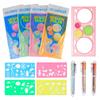 Spirograph Art Drawing Ruler Children DIY Handmade Painting Template Multifunctional Cartoon Color Developmental Toys Gifts TMZ