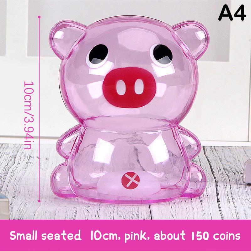 1 шт. Детская копилка, банка для конфет, копилка, прозрачная пластиковая, креативная копилка, коробки для денег, домашний декор