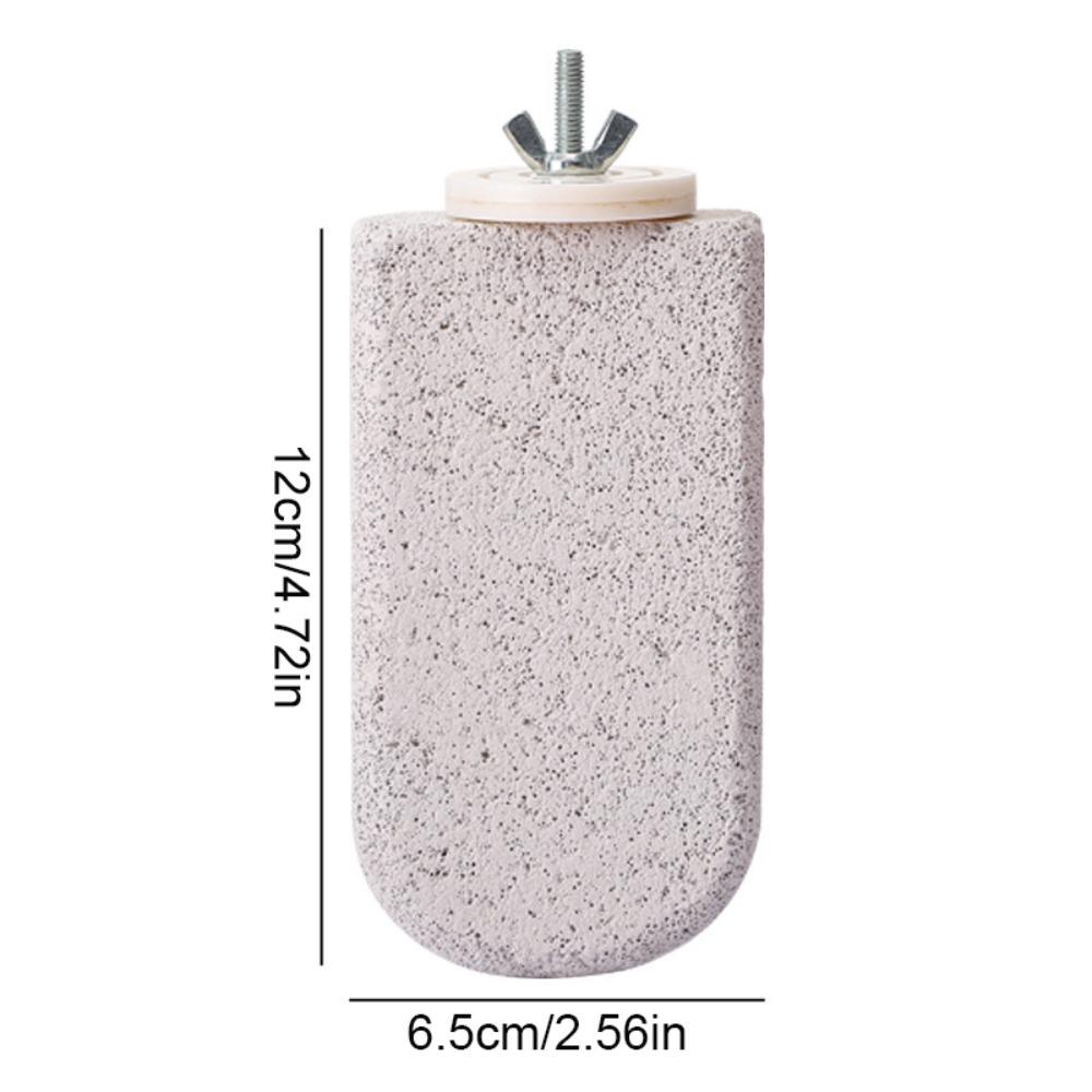 Pumice Bird Perch Stand Claw Grinding Bird Resting Platform Sturdy Parrot Stand Board Lovebirds