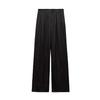 Spring New Fashion Work Clothing Pleated Decoration Casual Easiest for Match High Waist Stretch Waist Wide Leg Pants 9929049