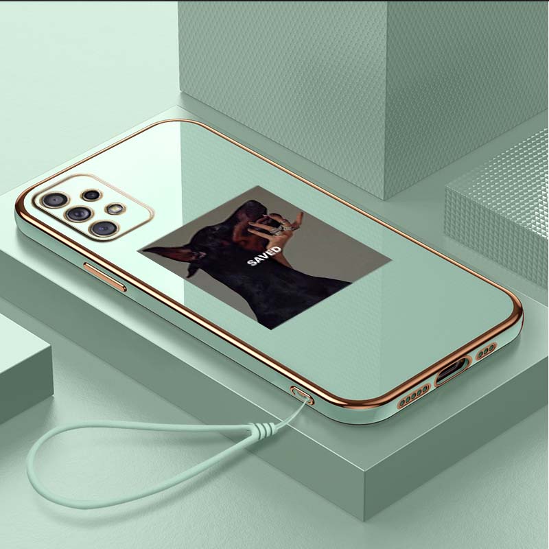 Роскошный чехол для телефона из ТПУ с ремешком для Samsung Galaxy A04 05s A13 A14 A24 A54 A34 Note20 S23 Ultra, чехлы A14, милый чехол для добермана-пинчера