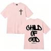 Summer New Edition Bible Christian Doctrine Jesus Pattern Unisexs Clothes Tshirt Cotton Casual Style Street Retro Trend Versatile